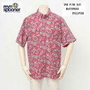 reynspooner レインスプーナー 126-5613 プルオーバー アロハ シャツ ハワイ 夏 半袖 トップス 0452)MAUVEWOOD