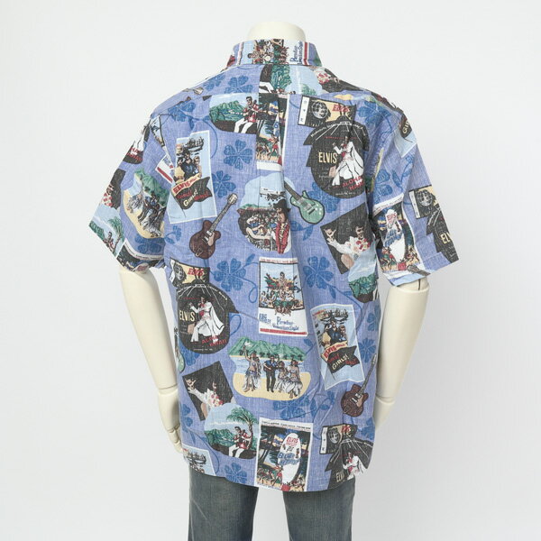 reynspooner レインスプーナー 126-5598 ELVIS IN HAWAII PULLOVER エルビス アロハ メンズ 夏 半袖 ハワイアン 2