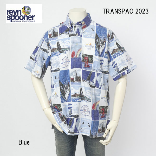 reynspooner レインスプーナー　126-5655 TRANSPAC 2023 PULLOVER アロハ シャツ　ハワイ 夏 半袖