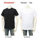 Goodwear グッドウェア 2W7-2500 USAコットン 無地ポケット Tee メンズ レディース ユニセックス 春 夏 Tシャツ カジュアル 半袖 シ...