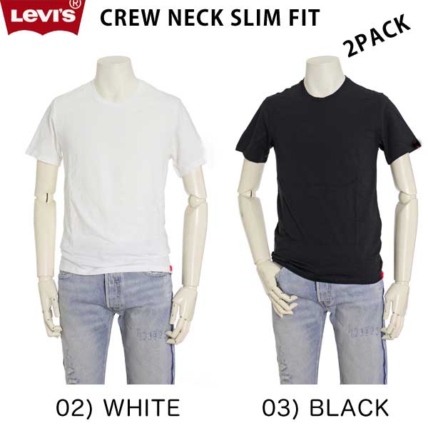 LEVI'S? [oCX 79541-00 2g PACK TVc Slim 2PACK CREW Tee nTVc N[lbNTVc