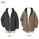 BIG MIKE 60/40 HOODIE JACKET 102246200 60/40クロス フード ジャケット ラグランスリーブ フラップ付ポケット フーディタイプ コーチジャケット ダブルジップ