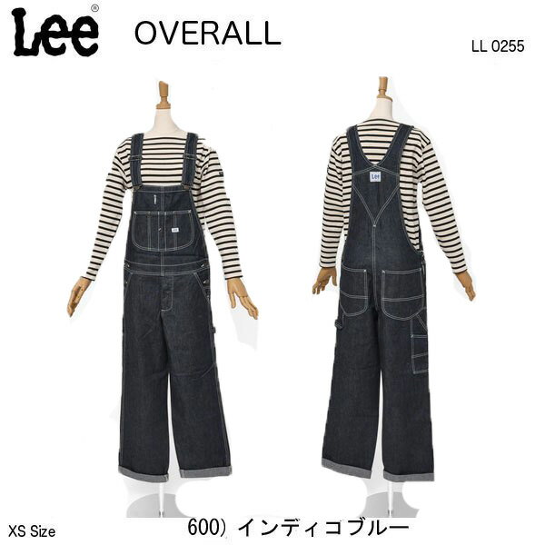 リー トップス レディース Miss Lee LL0255 600 ミスリー DUNGAREES オーバーオール サロペット インディゴブルー オーバーサイズ ルーズフィットの定番シルエット