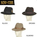 ニューヨークハット ニューヨークハット 5319 THE FEDOLA ライトフェルトハット 米国製 帽子 hat NEWYORK HAT