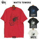 STUSSY Watts Towers T DEADSTOCK