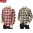 LEVI’S リーバイス RED TAB　Shirts フランネル チェック ウエスタンシャツ 66728-000102 フランネルツイル 綿100％