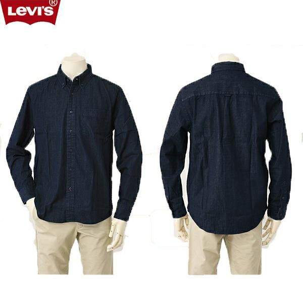 LEVI’S リーバイス Red Tab ドレスシャツ dress shirts 6oz Denim 長袖ボタンダウンシャツ デニム 綿100%