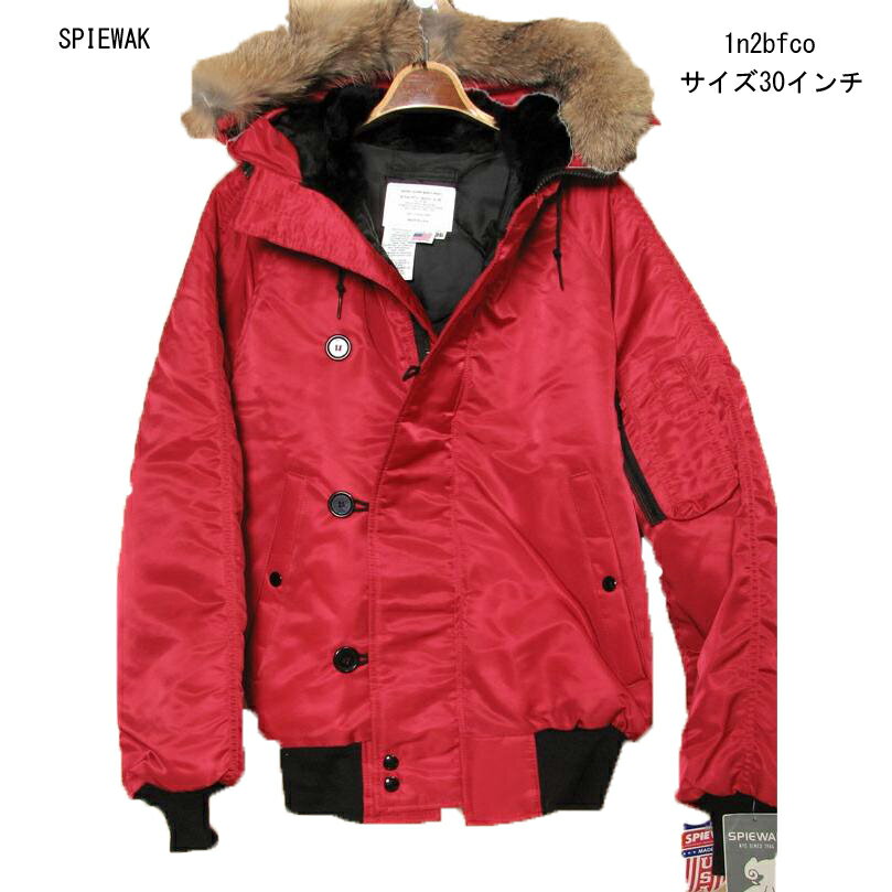 SPIEWAK スピワック 日本別注仕様リアルファー タイトフィットモデル スピワックN2B 素材 表100% NYLON LINING100% POLYESTERFILL FILL=100% POLYESTER HOOD TRIM 100% LEAL FU