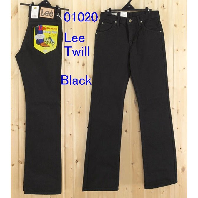 Lee リー ブーツカット ツイル ブラックブーツカット ジーンズ 102 アメリカンスダンダード 01020 Bootcut