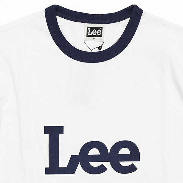 Lee LT2184 ロゴプリントTシャツ 半袖 Tシャツ 18)ホワイト Logo Print　Ringger Tee