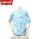 LEVI'S リーバイス 35890-00 RED TAB MEN'S Stay Loose DOODL 03)BLUE Topaz 綿100%(4)