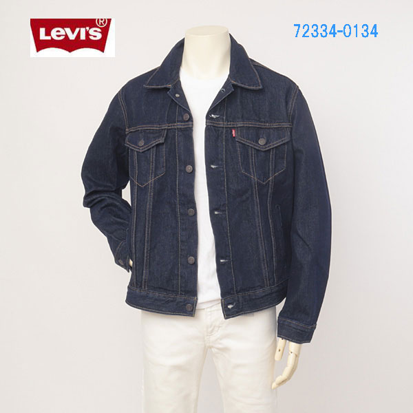 リーバイス Gジャン サードタイプ 72334 トラッカ ージャケット Premium LEVI 039 S The Trucker Jacket カラー0134 RINSE