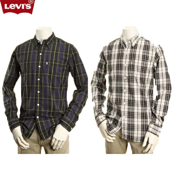 LEVI’S リーバイス 65824-01 Woven Shirts サンセット1ポケットシャツ コットン100％ ツイルのサンセットワンポケットチェックシャツ