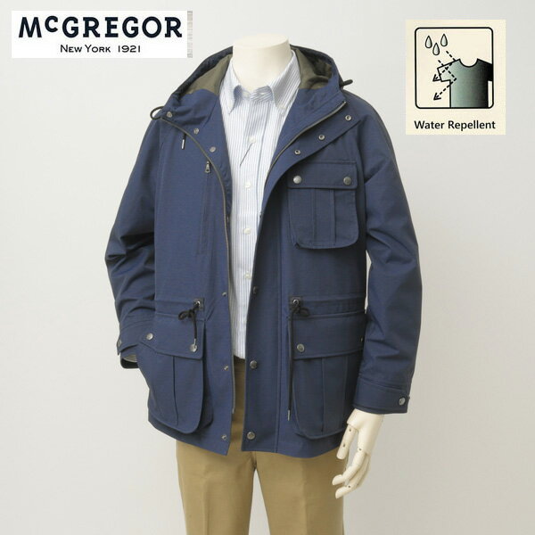 McGREGOR マクレガー MOUNTAIN PARKA マウンテンパーカー 111113102 アウター ハーフパーカージャケット ブルゾン コート 撥水　ウォーターレベレント ネイビー ブルゾン コート