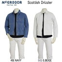 McGREGOR 119119202 マグレガー ドリズラー ブルゾン アメカジスタイル メンズ コットンリネン ドリズラー ジャケット SCOTTISH DRIZZLER