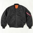 Alpha Industries アルファ 2000 USスペック フライトジャケット MA-1 NYLON JACKET ミりタリージャケット 中綿 裏地オレンジ 3