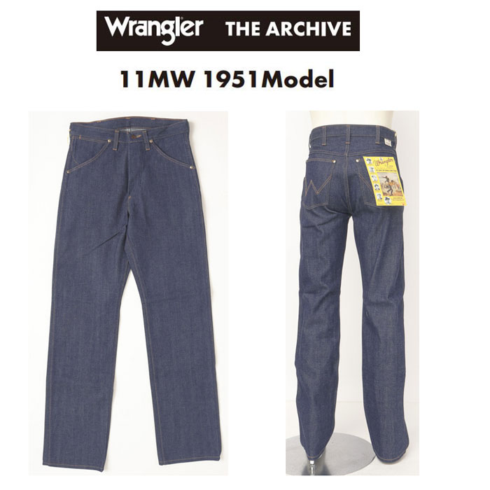 ラングラー ジーンズ メンズ Wrangler ラングラー WM1151 89リジッド アーカイブ 51年モデル 11MW 101B 完全復刻 左綾織り 巻縫い仕様 レギュラーストレート ジーンズ ビンテージ ボタンフライ Weastern Saddle Pants