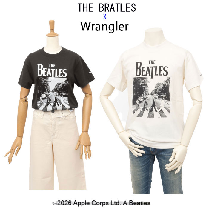 Wrangler The Beatles コラボTシャツ WT9042 アビー・ロード Beatles X Wrangler コラボ ラングラー ビートルズ