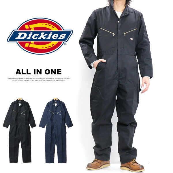 Dickies ディッキーズ 48799 TCツイル つなぎ ツナギ オールインワン 長袖 ジャンプスーツ メンズ 送料無料 80574500