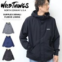 WILD THINGS ワイルドシングス サプレックスデナリフリースライニング マウンテンパーカー マンパ ライトアウター メンズ ブルゾン 送..