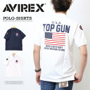 SALE セール AVIREX アヴィレックス 半袖ポロシャツ TOP GUN FLAG 783-3136003 トップガン フラッグ メンズ アビレックス 送料無料