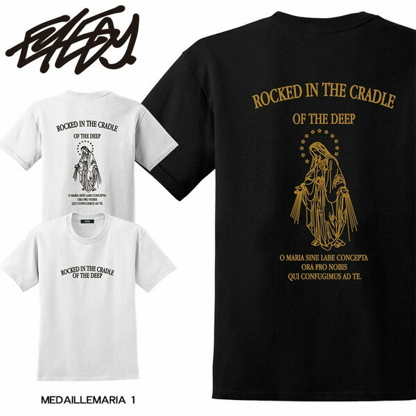 乐天商城 - EYEDY アイディ プリント 半袖Tシャツ メダイマリア 半T メンズ EYE-TM001