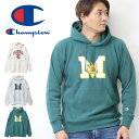 10%OFF セール SALE Champion チャンピオン リバースウィーブ プリント スウェットパーカー フーディー プルパーカー 裏毛 リラックスフィッ...