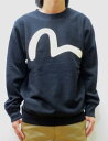 EVISU エヴィス 新着 エビス ジーンズ 日本製 ヘビーウェイト ビッグカモメプリント リバースウィーブ ヴィンテージ スウェット 限定生産 送料無料 ESC3601TSBLK メンズ アメカジ ストリート系 あす楽 ポイント プレゼント 人気 おすすめ
