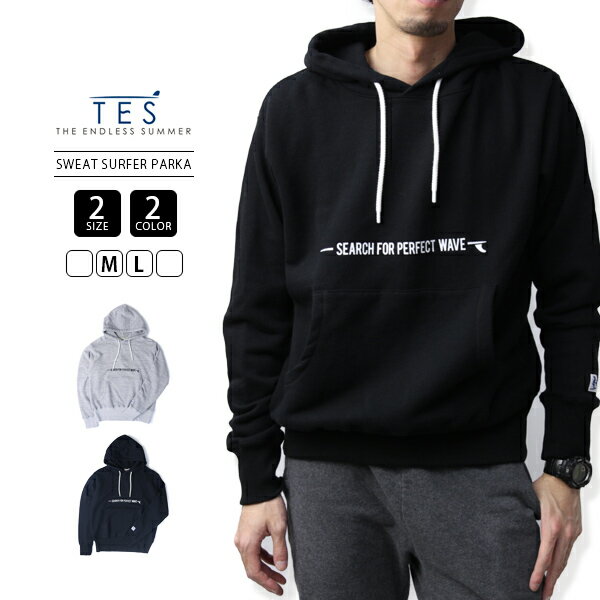 【送料無料】TES パーカー TES パーカー The Endless Summer エンドレスサマー MIDDLE SWEAT SURFER PK FH-8774324