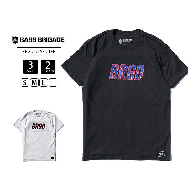 バスブリゲード Tシャツ BASS BRIGADE Tシャツ 半袖 メンズ BRGD STARS TEE バスフィッシング バス釣り ブラックバス アウトドア BSTRT1 SS1204