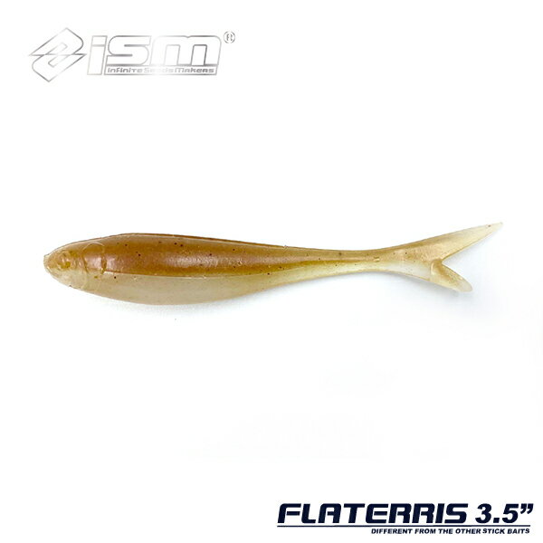 【クロネコゆうパケット可 送料290円】 ism ルアー イズム ルアー FLATERRIS 3.5inch ワーム スティックベイト バス釣り バスフィッシング アウトドア ブラックバス 05 SS1204