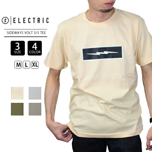 【送料無料】ELECTRIC アパレル エレクトリック Tシャツ 半袖 アウトドア SIDEWAYS VOLT S/S TEE E23ST13 0310