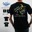 バズリクソンズ Tシャツ BUZZ RICKSON'S 半袖 548TH NIGHT FIGHTER SQ. BR79175