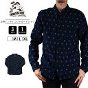 【送料無料】桃太郎ジーンズ MOMOTARO JEANS 長袖シャツ お供インディゴジャガードシャツ MLS1020M31 0825