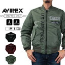 AVIREX スウェットMA1 アヴィレックス REFLECT STENCIL MA-1 FLIGHT JACKET ミリタリージャケット 7833252045 0929
