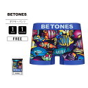 【クロネコゆうパケット可 送料290円】 ビトーンズ ボクサーパンツ BETONES アンダーウェア 男性用 下着 ショーツ FISH JEWEL2 FJW002 0411