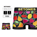 【クロネコゆうパケット対応】BETONES ビトーンズ ボクサーパンツ アンダーウェア 男性用 下着 ショーツ HOROGRAM フルーツ 総柄 かわいい HGM001