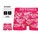 【クロネコゆうパケット対応】BETONES ビトーンズ ボクサーパンツ アンダーウェア 男性用 下着 ショーツ Pink Panther ピンクパンサー 総柄 PP001
