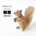 東京かんかん レディース 小物 置物 コレクション 動物モチーフ 動物置物 飾り 玄関 インテリア たわしアニマル ハンドメイド リス M81-0711