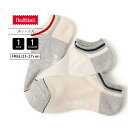 【クロネコゆうパケット可 送料290円】 Healthknit ヘルスニット 靴下 ショートソックス スラブ ライン 3Pソックス スニーカー丈 191-3684 0718