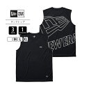 NEW ERA ニューエラ トップス タンクトップ テック生地 パフォーマンスアパレル Outline Logo ブラック ノースリーブ UVカット レギュラーフィット 14410168