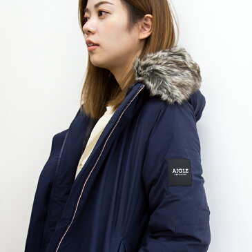 【ウインターSALE!!】【 AIGLE エーグル 】透湿防水 シャンタループ ショート ファー ダウンジャケット ZBF090J / aigle ダウンジャケット エーグル レディース コート ジャケット トップス アウター フィールドジャケット ウィメンズ ダウン ファー フード 防水 透湿 20AW