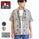 BEN DAVIS ベンデイビス INKED S/S SHIRT 半袖 総柄 シャツ T-25580040 / 半袖シャツ 柄シャツ メンズ レディース アメカ...