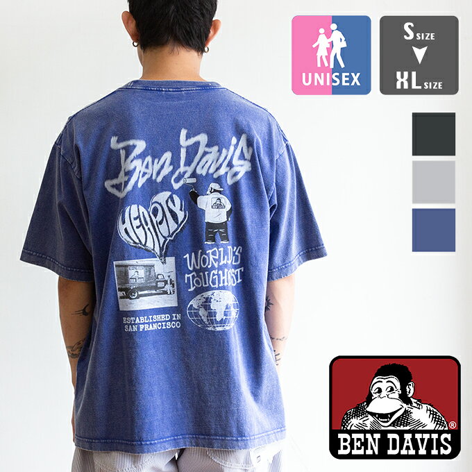  TAGGING VNTG TEE(UF) タギング ヴィンテージ 半袖 Tシャツ 26580012 / BENDAVIS ベンデイビス ベンデイビスTシャツ C26580012 半袖Tシャツ バックプリントT ゴリラ ストリートファッション アメカジ ワークウェア ユニセックス 2026SUMMER