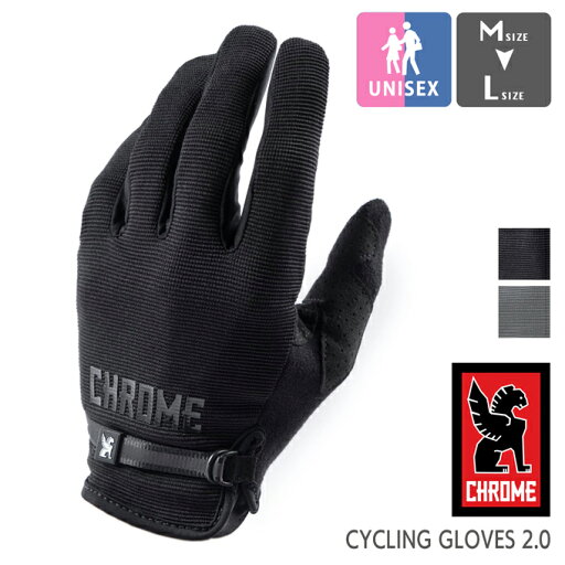 【 CHROME クローム 】 CYCLING GLOVES 2.0 サイクリング グローブ AC229 / ユニセックス 手袋 メッシュ 通気性 自転車用手袋 自転車 タッチパネル対応 アジャスター 【 CHROME クローム 】 CYCLING GLOVES 2.0 サイクリング グローブ AC229 / ユニセックス 手袋 メッシュ 通気性 自転車用手袋 自転車 タッチパネル対応 アジャスター