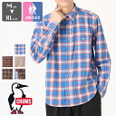 チャムス 【 CHUMS チャムス 】 Plaid Nel Shirt チェックネルシャツ CH02-1202 /ユニセックス チェックシャツ ネルシャツ ボタンダウンシャツ メンズ レディース ch02-1202 CH02-1202EC 2023AW