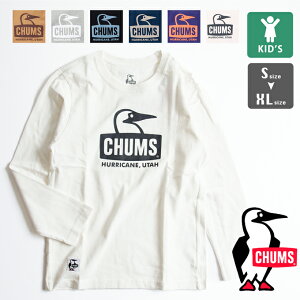 【 CHUMS チャムス 】 Kid's Booby Face L/S T-Shirt キッズ ブービーフェイス ロングスリーブ Tシャツ CH21-1207 / chumsチャムス キッズ 子供服 ロンT 長袖 プリント 秋冬 22AW