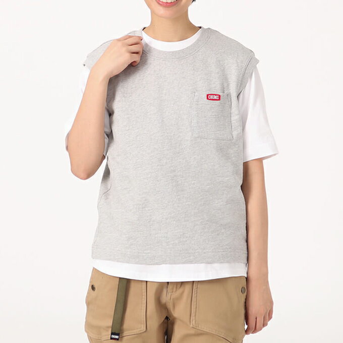 【 CHUMS チャムス 】 Keystone Layered T-Shirt キーストーン レイヤード Tシャツ...