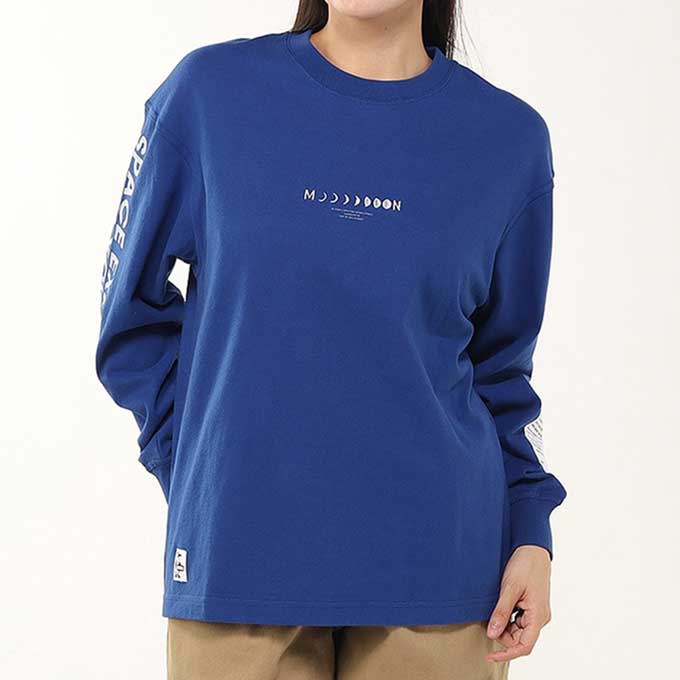 【 CHUMS チャムス 】 Space Booby Moon Brd L/S T スペース ブービー ムーン ブラ...