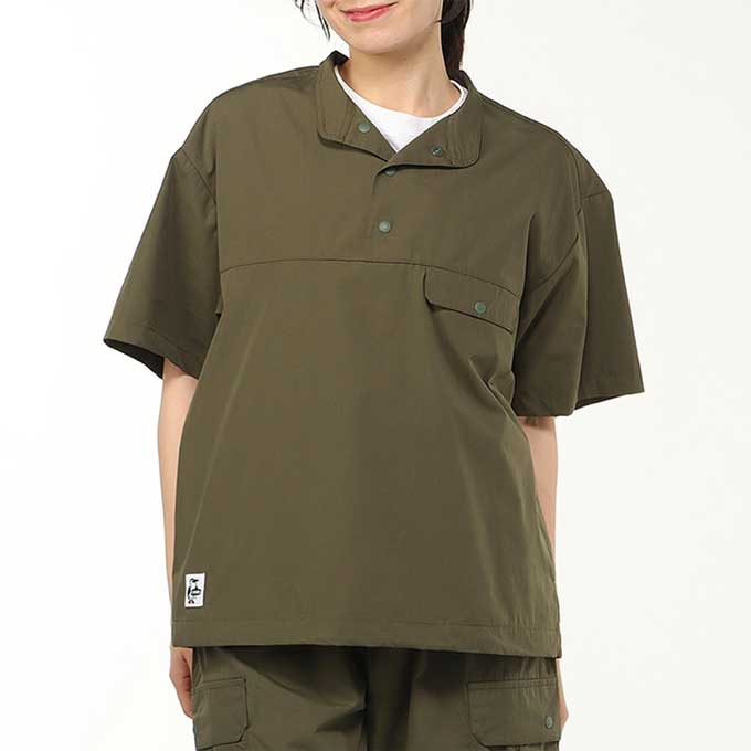 【 CHUMS チャムス 】 Plunge S/S Hurricane Top プランジ ショートスリーブ ハリ...
